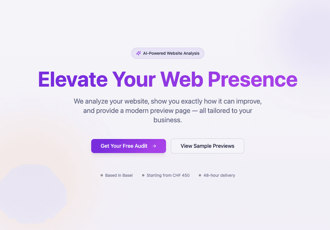 Elev8Labs website builder preview